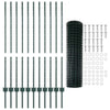 Euroaita with Post 25 x 1,2 m PVC-pinnoitettu teräs Vihreä