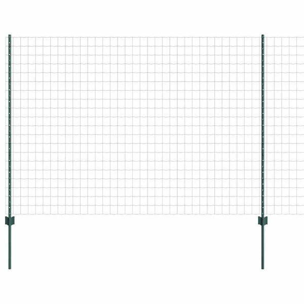 Euroaita with Post 10 x 1,6 m PVC-pinnoitettu teräs Vihreä