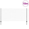 Euroaita with Post 10 x 1,2 m PVC-pinnoitettu teräs Harmaa