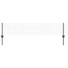 Euroaita with Post 10 x 0,4 m PVC-pinnoitettu teräs Harmaa