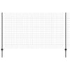 Euroaita with Post 10 x 1,4 m PVC-pinnoitettu teräs Harmaa