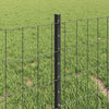 Euroaita with Post 10 x 0,4 m PVC-pinnoitettu teräs Harmaa