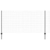 Euroaita with Post 10 x 1,2 m PVC-pinnoitettu teräs Harmaa