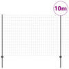 Euroaita with Post 10 x 1,5 m PVC-pinnoitettu teräs Harmaa