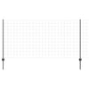 Euroaita with Post 10 x 1,2 m PVC-pinnoitettu teräs Harmaa