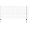 Euroaita with Post 25 x 1,2 m PVC-pinnoitettu teräs Harmaa