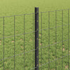 Euroaita with Post 25 x 0,8 m PVC-pinnoitettu teräs Harmaa