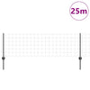 Euroaita with Post 25 x 0,6 m PVC-pinnoitettu teräs Harmaa
