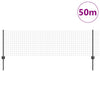 Euroaita with Post 50 x 0,6 m PVC-pinnoitettu teräs Harmaa
