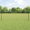 Euroaita with Post 50 x 0,6 m PVC-pinnoitettu teräs Harmaa