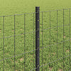 Euroaita with Post 50 x 0,6 m PVC-pinnoitettu teräs Harmaa