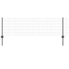 Euroaita with Post 50 x 0,6 m PVC-pinnoitettu teräs Harmaa