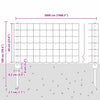 Euroaita with Post 50 x 0,6 m PVC-pinnoitettu teräs Harmaa