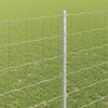 Euroaita with Post 10 x 1,4 m Galvanoitu teräs Hopea Verkko