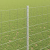 Euroaita with Post 10 x 1,6 m Galvanoitu teräs Hopea Verkko