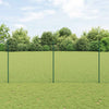 Ketjuaidalla varustettu aita 10 x 1,4 m PVC-pinnoitettu teräs