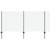 Ketjuaidalla varustettu aita 25 x 1 m PVC-pinnoitettu teräs