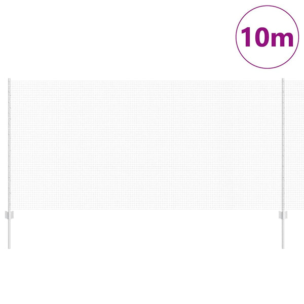 Käytävä suljettu langoitettu aitarakenne 10 x 1,2 m Hopea