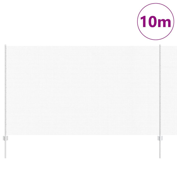 Käytävä suljettu langoitettu aitarakenne 10 x 1,4 m Hopea