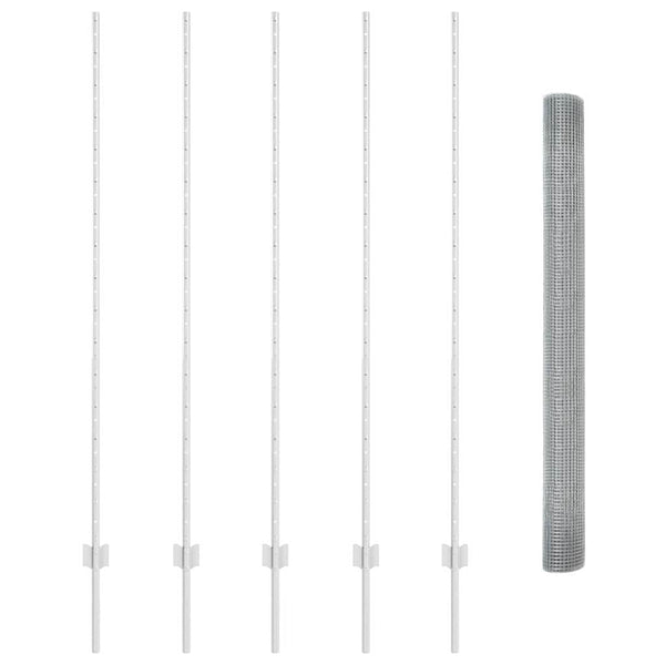 Käytävä suljettu langoitettu aitarakenne 10 x 1,6 m Hopea