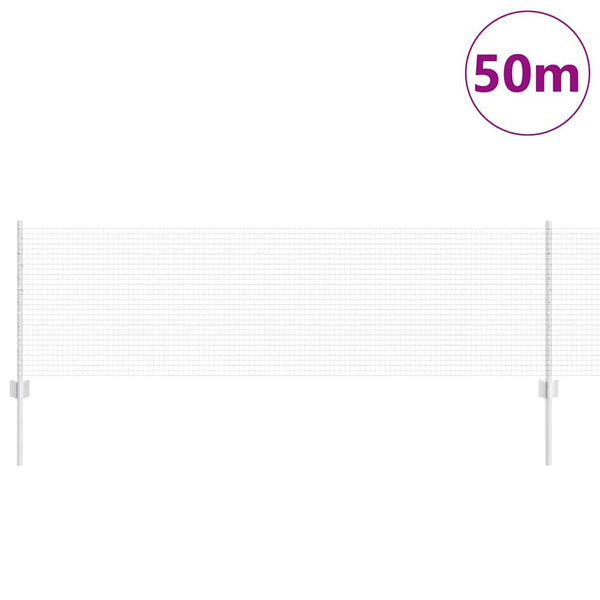 Käytävä suljettu langoitettu aitarakenne 50 x 0,6 m Hopea