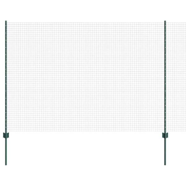 Käytävä suljettu langoitettu aitarakenne 10 x 1,6 m Vihreä