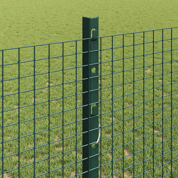 Käytävä suljettu langoitettu aitarakenne 25 x 1,2 m Vihreä