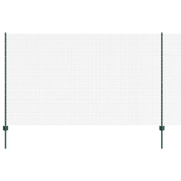 Käytävä suljettu langoitettu aitarakenne 25 x 1,4 m Vihreä