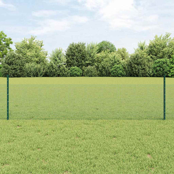 Käytävä suljettu langoitettu aitarakenne 50 x 0,5 m Vihreä