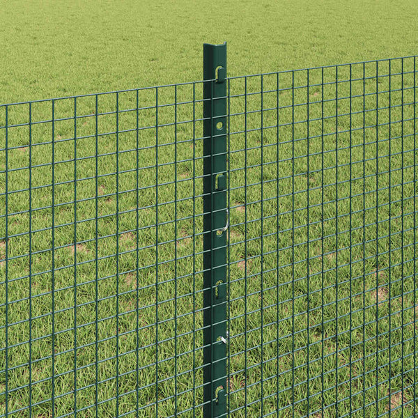 Käytävä suljettu langoitettu aitarakenne 50 x 0,8 m Vihreä