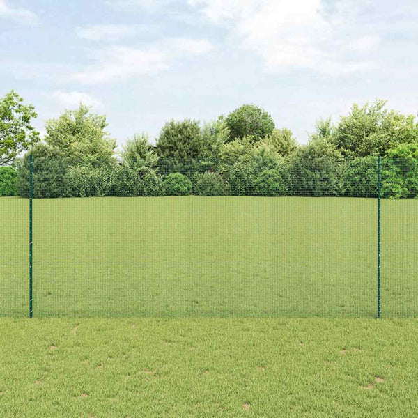 Käytävä suljettu langoitettu aitarakenne 50 x 1,4 m Vihreä