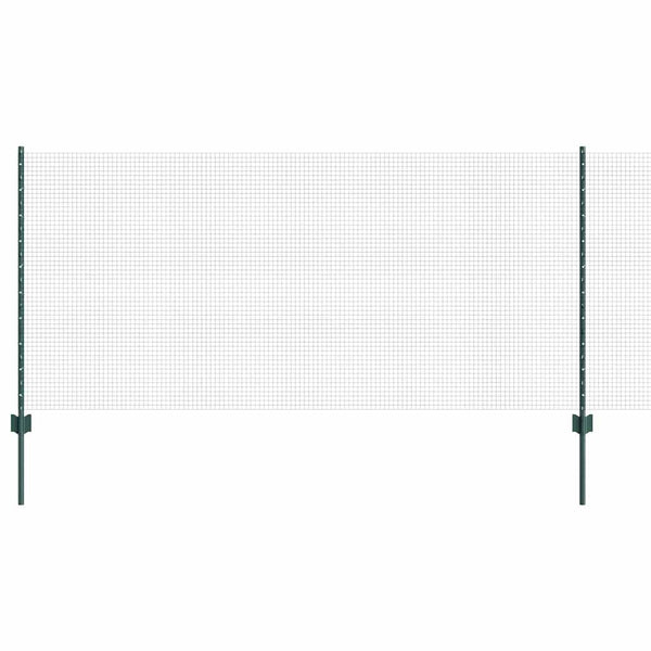 Käytävä suljettu langoitettu aitarakenne 100 x 1 m Vihreä