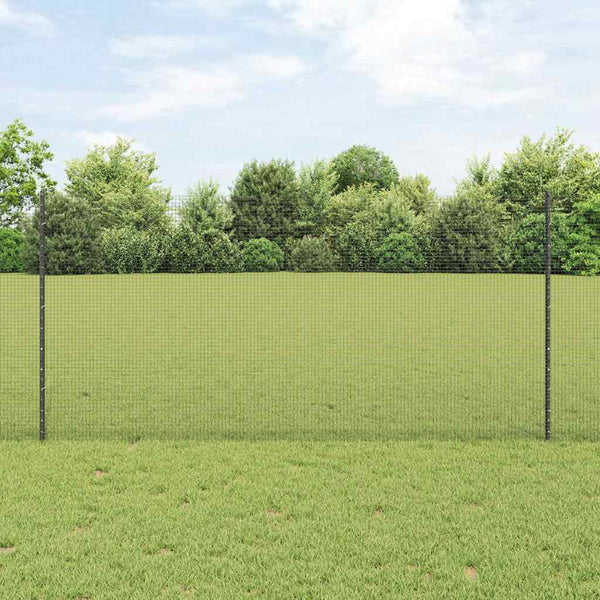 Käytävä suljettu langoitettu aitarakenne 10 x 1,2 m Harmaa