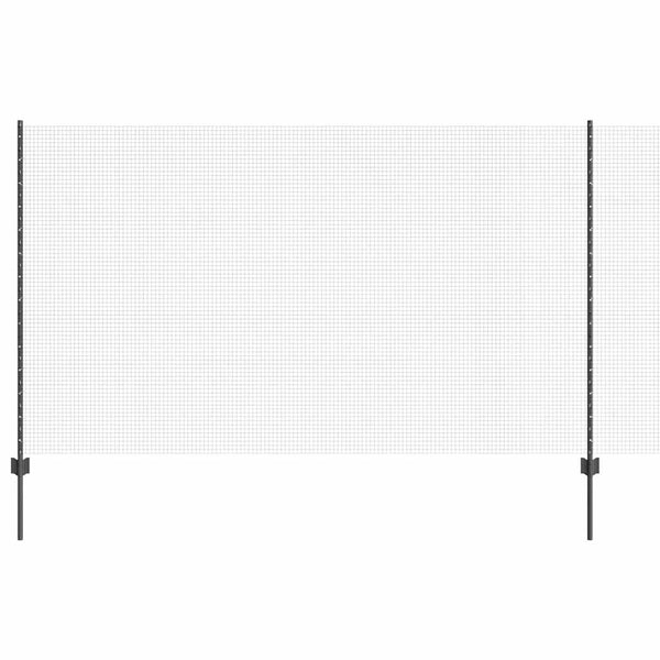 Käytävä suljettu langoitettu aitarakenne 10 x 1,4 m Harmaa
