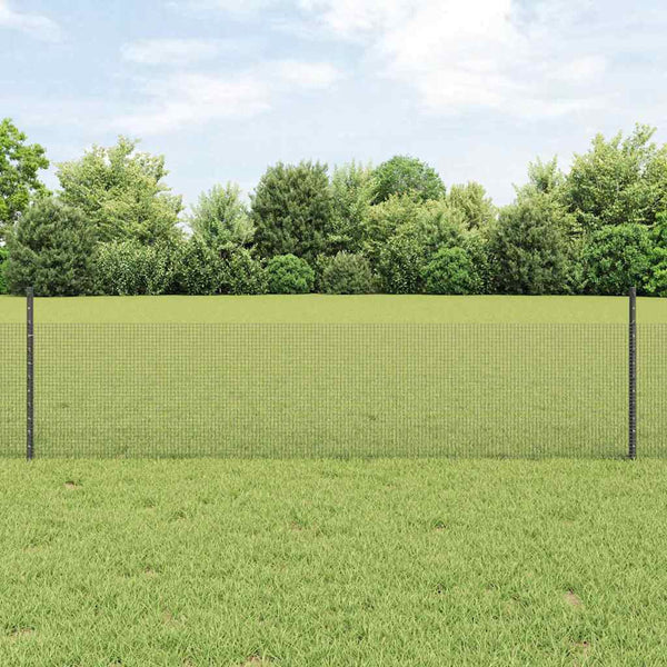 Käytävä suljettu langoitettu aitarakenne 25 x 0,5 m Harmaa