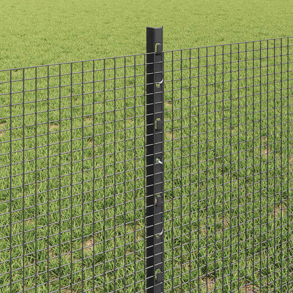 Käytävä suljettu langoitettu aitarakenne 25 x 0,6 m Harmaa