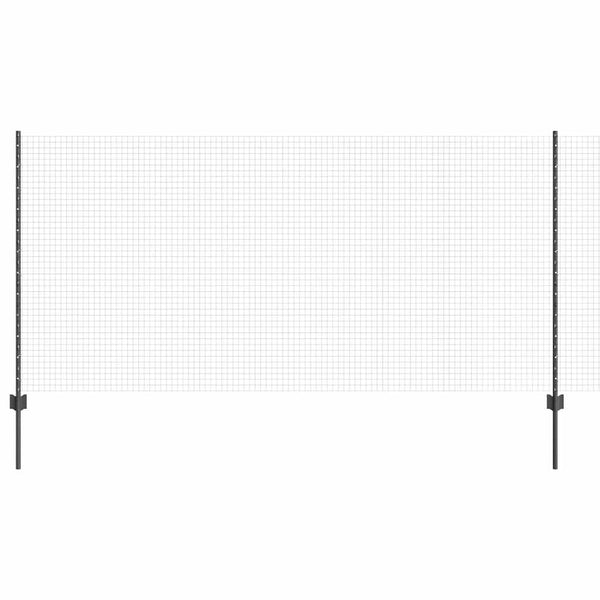 Käytävä suljettu langoitettu aitarakenne 25 x 1,2 m Harmaa