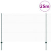 Kuusikulmainen aita pylväällä 25 x 1,5 m PVC-pinnoitettu teräs