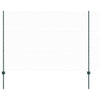 Kuusikulmainen aita pylväällä 25 x 1,5 m PVC-pinnoitettu teräs