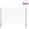 Kuusikulmainen aita pylväällä 50 x 1,6 m PVC-pinnoitettu teräs
