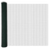 Kuusikulmainen aita pylväällä 100 x 1 m PVC-pinnoitettu teräs