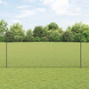 Kuusikulmainen aita pylväällä 10 x 1,5 m PVC-pinnoitettu teräs