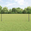 Kuusikulmainen aita pylväällä 25 x 0,6 m PVC-pinnoitettu teräs