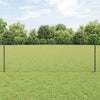 Kuusikulmainen aita pylväällä 25 x 0,8 m PVC-pinnoitettu teräs