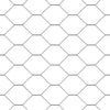 Kuusikulmainen aita pylväällä 25 x 1,4 m PVC-pinnoitettu teräs