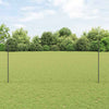 Kuusikulmainen aita pylväällä 25 x 1,4 m PVC-pinnoitettu teräs