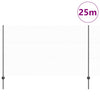 Kuusikulmainen aita pylväällä 25 x 1,4 m PVC-pinnoitettu teräs