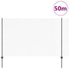 Kuusikulmainen aita pylväällä 50 x 1,5 m PVC-pinnoitettu teräs