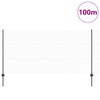 Kuusikulmainen aita pylväällä 100 x 1,2 m PVC-pinnoitettu teräs