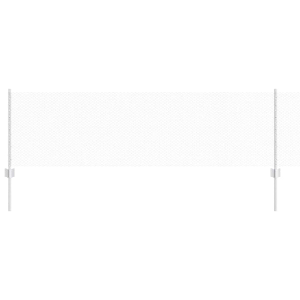 Kuusikulmainen aita pylväällä 50 x 0,6 m Galvanoitu teräs Hopea